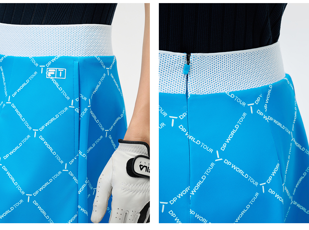 FILA CORE ATHLETICS GOLF (DP WORLD TOUR) Women Skirt (Blue)