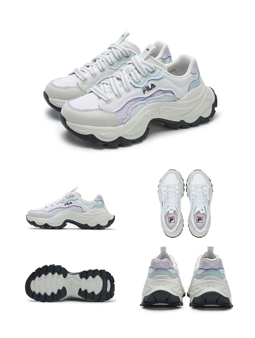 FILA CORE FASHION SOFIA 4 Women Canvas Shoes (Black/ Grey)