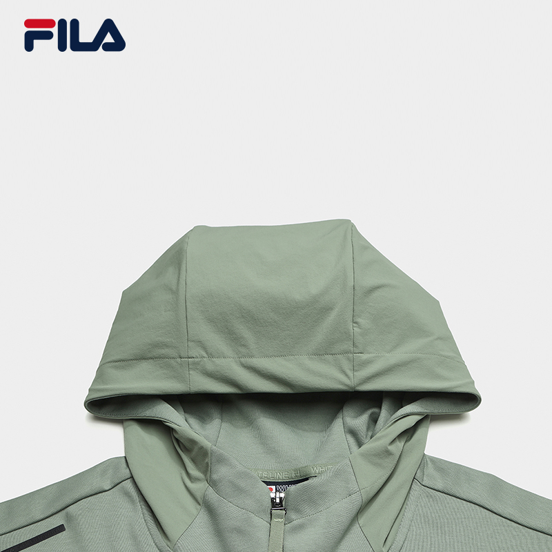 FILA CORE LIFESTYLE WHITE Men Hooded Jacket