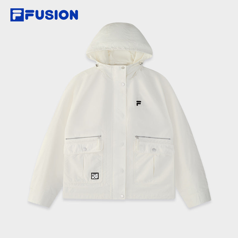 FILA FUSION INLINE FUSION X - WORKWEAR DANCE CITY GROOVE Women Woven Jacket (White)