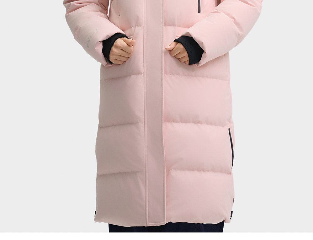 FILA CORE LIFESTYLE FILA ORIGINALE WINTER TENNIS CLUB Women Down Jacket (Black / Pink / White)
