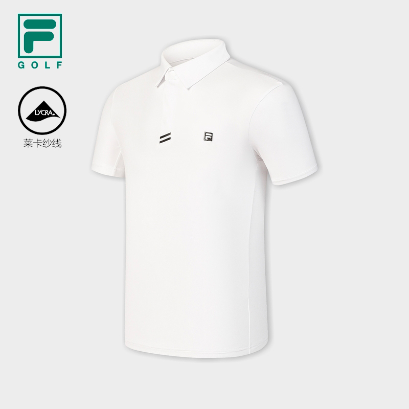 FILA CORE ATHLETICS GOLF2 Men Short Sleeve Polo (Black / Blue / White)
