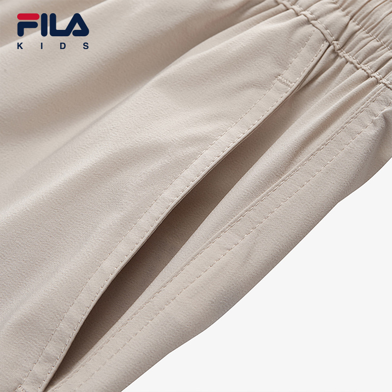 FILA KIDS WHITE LINE x RMN Boys Woven Short Pants in Light Khaki