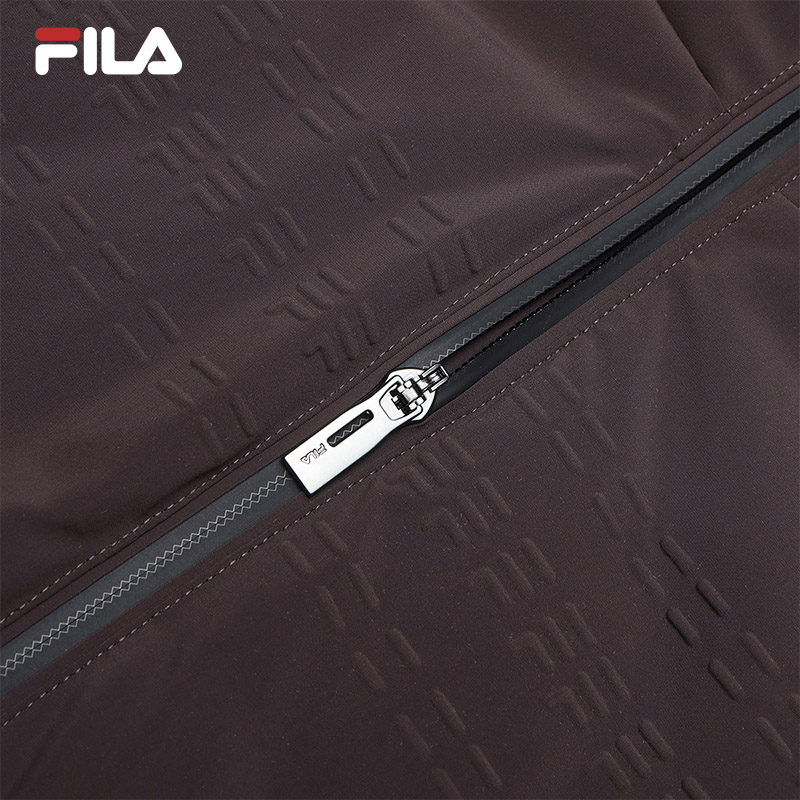 FILA CORE LIFESTYLE BLUE GEOMETRIC SNOW ART Men Down Jacket (Grey)