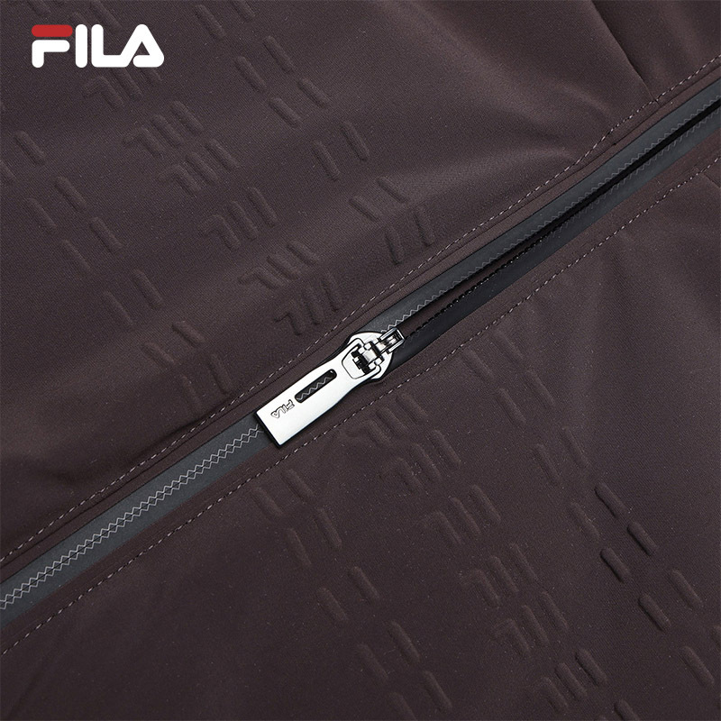 FILA CORE LIFESTYLE BLUE GEOMETRIC SNOW ART Men Down Jacket (Grey)