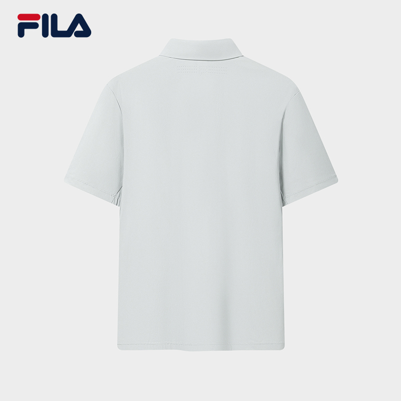 FILA Men Knitted Short Sleeve Polo Shirt