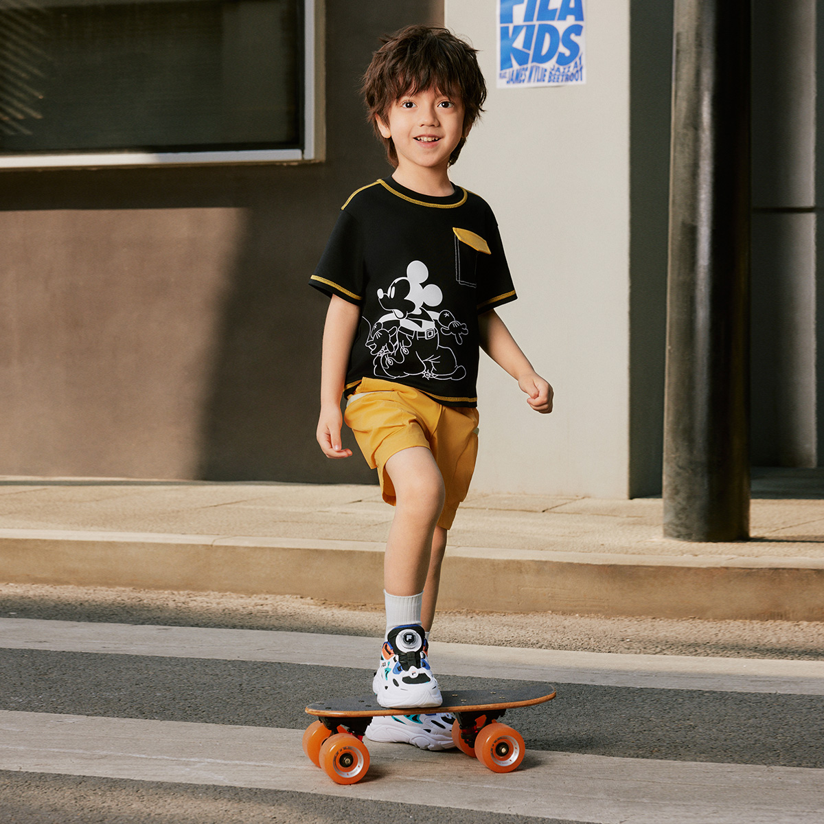 FILA KIDS CROSS OVER Boys Short Sleeves T-Shirt