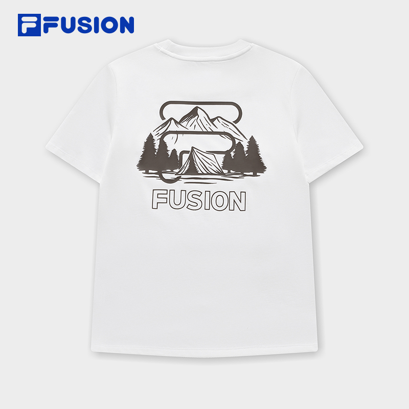 FILA FUSION INLINE URBAN TECH Women Short Sleeve T-shirt in White