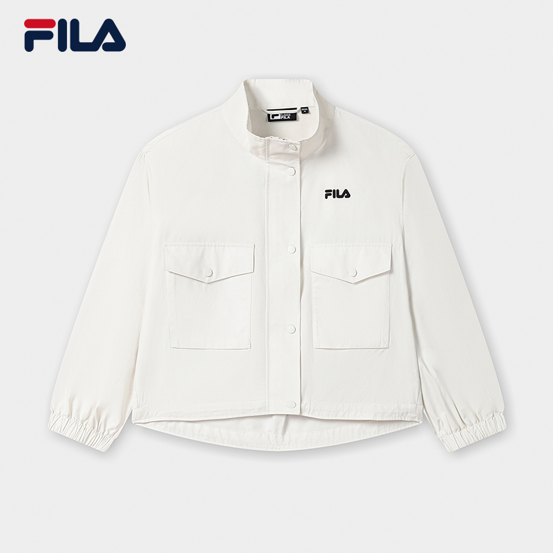 FILA CORE LIFESTYLE HERITAGE LIVE YOUR ELEGANCE Women Woven Jacket (White)