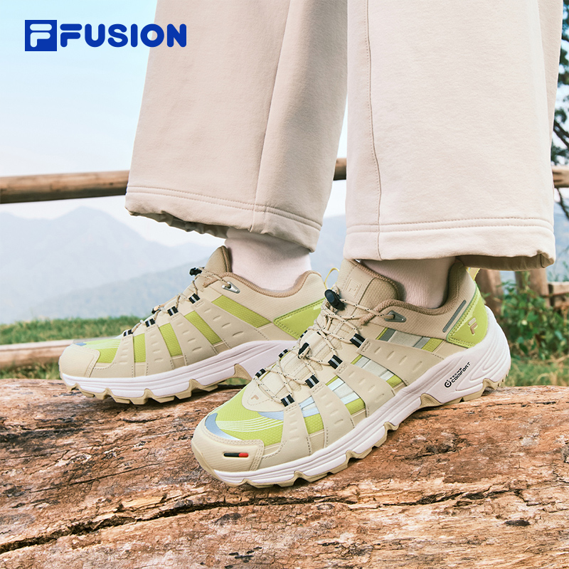 FILA FUSION COMO X Women Sneakers（White/Green）