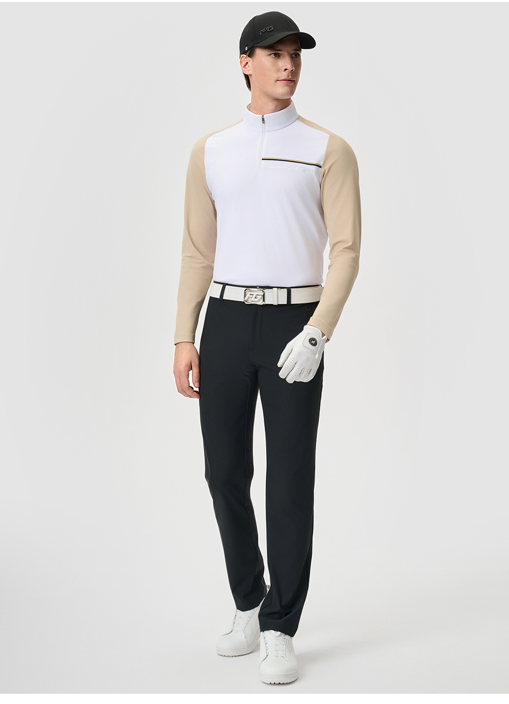 FILA CORE ATHLETICS GOLF STATELY FLORAL Men Knit Pants (Black)