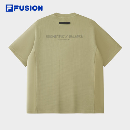 FILA MEN'S FUSIONEER Knitted Short Sleeve Top