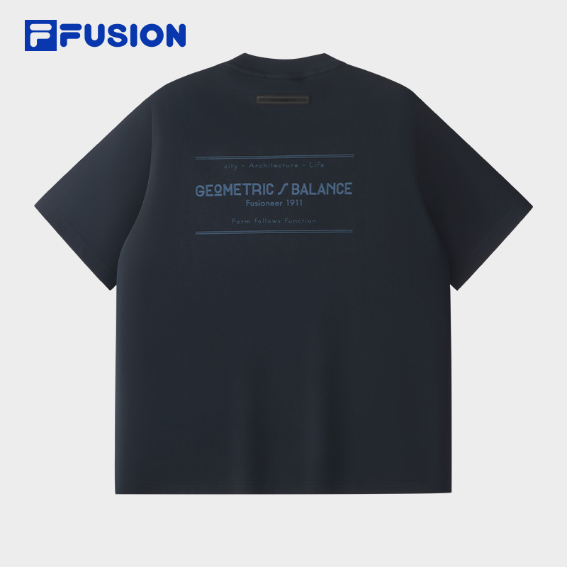 FILA MEN'S FUSIONEER Knitted Short Sleeve Top