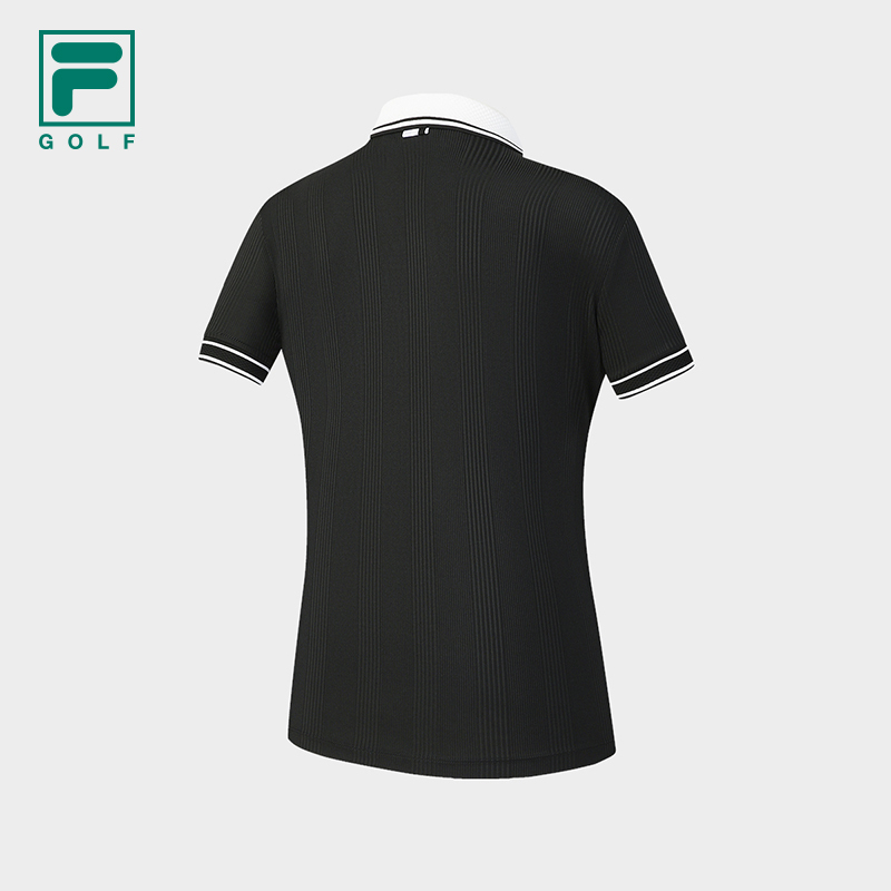 FILA WOMEN'S GOLF Knitted Short Sleeve Polo Shirt