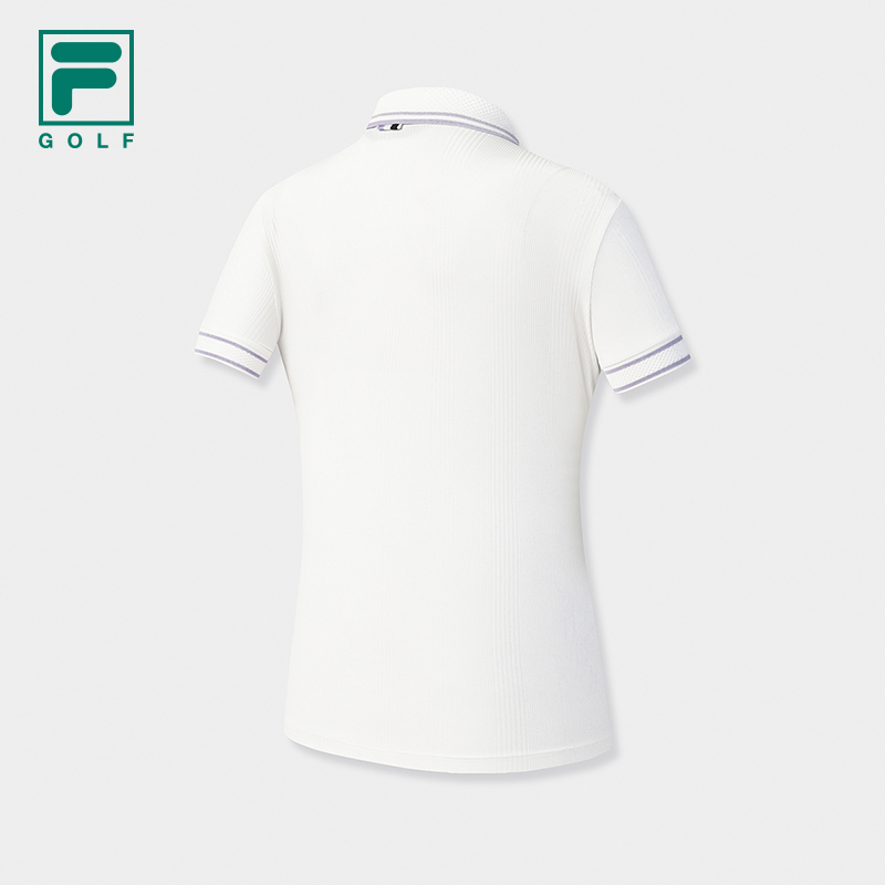 FILA WOMEN'S GOLF Knitted Short Sleeve Polo Shirt