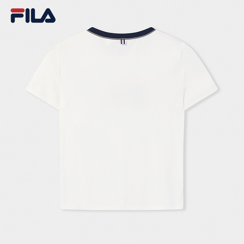 FILA WOMEN'S HERITAGE Knitted Short Sleeve Top