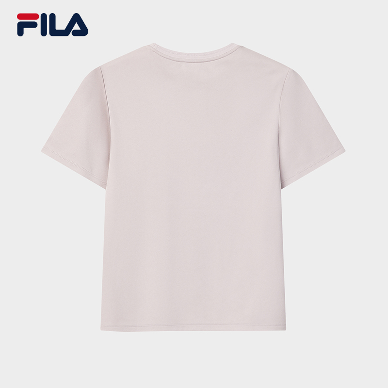 FILA WOMEN'S WHITE Knitted Short Sleeve Top