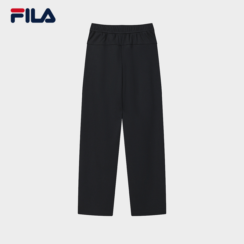 FILA CORE Women WHITE Knitted Pants NAVY