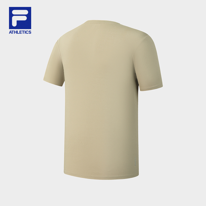 FILA MEN'S FITNESS Knitted Short Sleeve Top