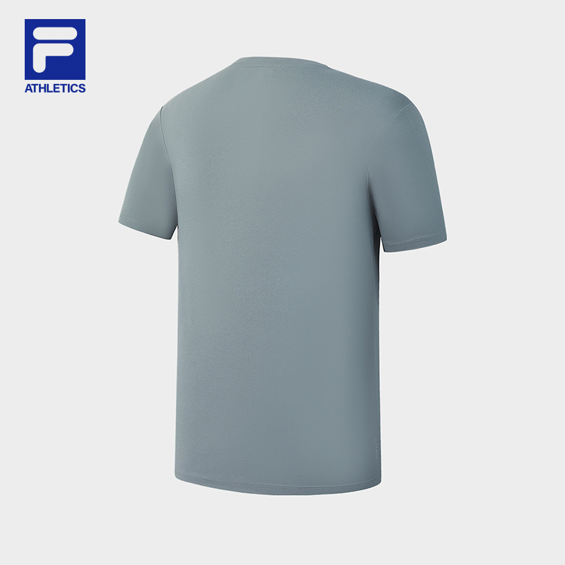 FILA MEN'S FITNESS Knitted Short Sleeve Top