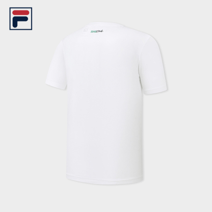 FILA CORE Men's TENNIS ESSENTIAL Short Sleeve T-Shirt in White