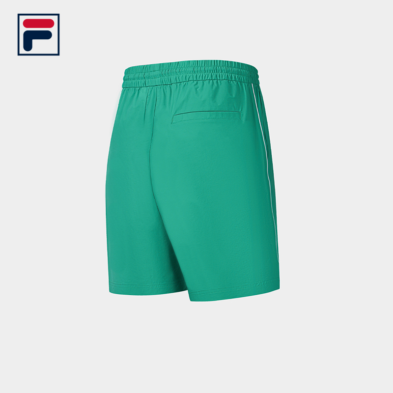 FILA CORE Men's TENNIS COURTOPIA Woven Shorts in Green