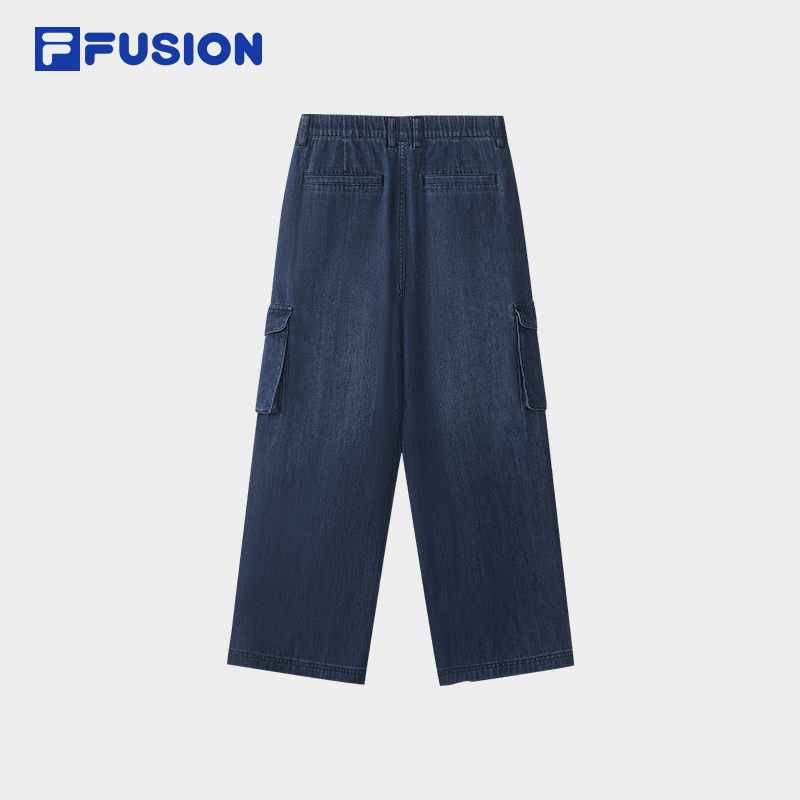FILA FUSION Women WORKWEAR Washed Denim Jeans