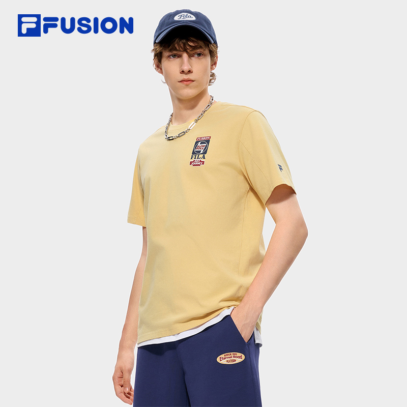 FILA FUSION Men WORKWEAR Knit Short Sleeve Tee