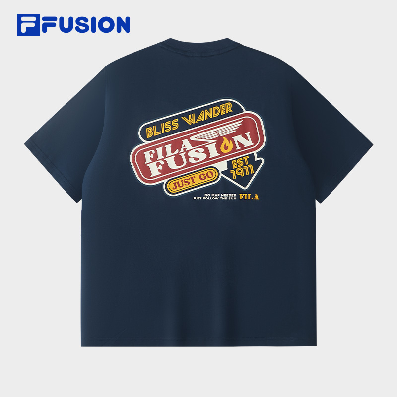 FILA FUSION Men WORKWEAR Knit Short Sleeve Tee