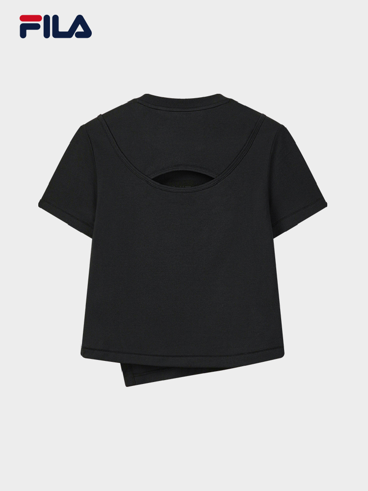 FILA WOMEN'S MILANO Knitted Short Sleeve Top