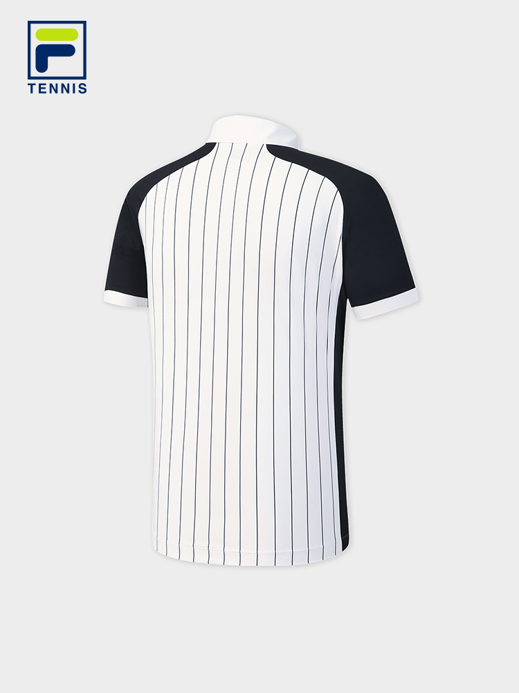 FILA MEN'S TENNIS Knitted Short Sleeve Polo Shirt