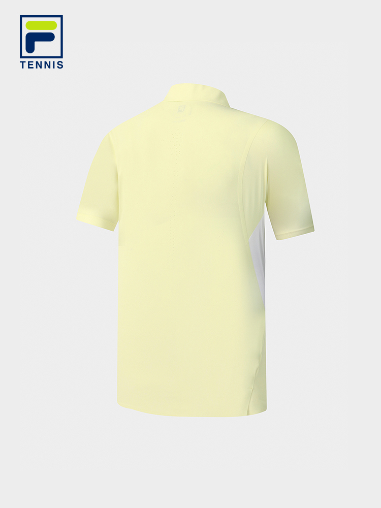 FILA MEN'S TENNIS Knitted Short Sleeve Polo Shirt