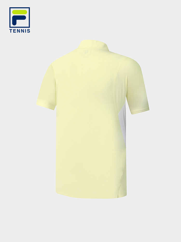 FILA MEN'S TENNIS Knitted Short Sleeve Polo Shirt