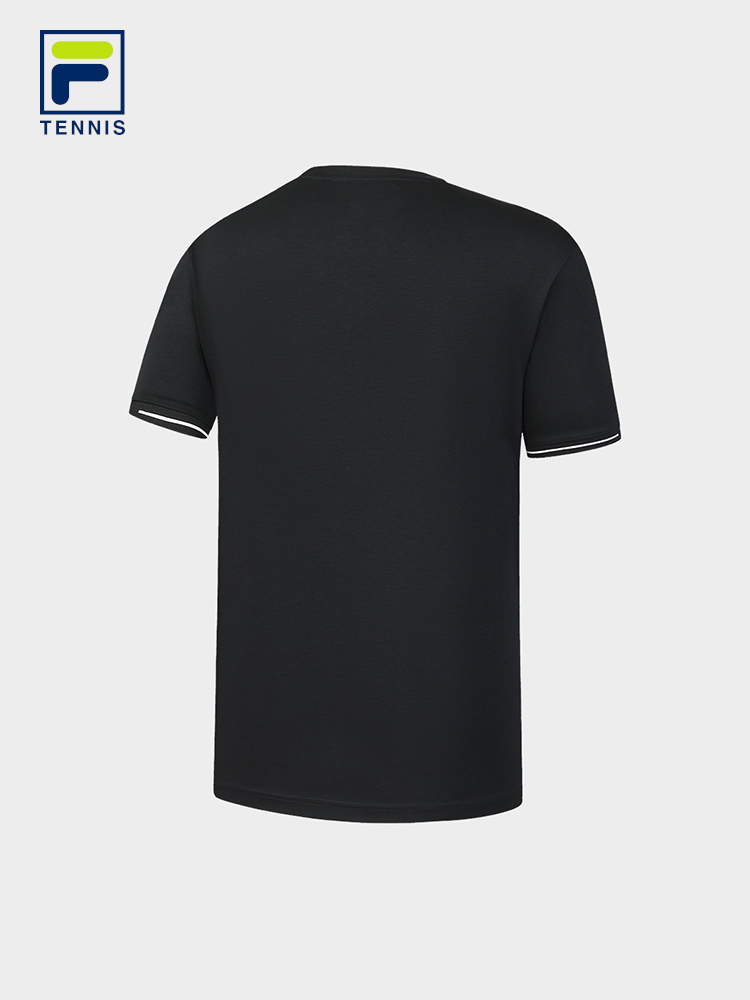 FILA MEN'S TENNIS Knitted Short Sleeve Top