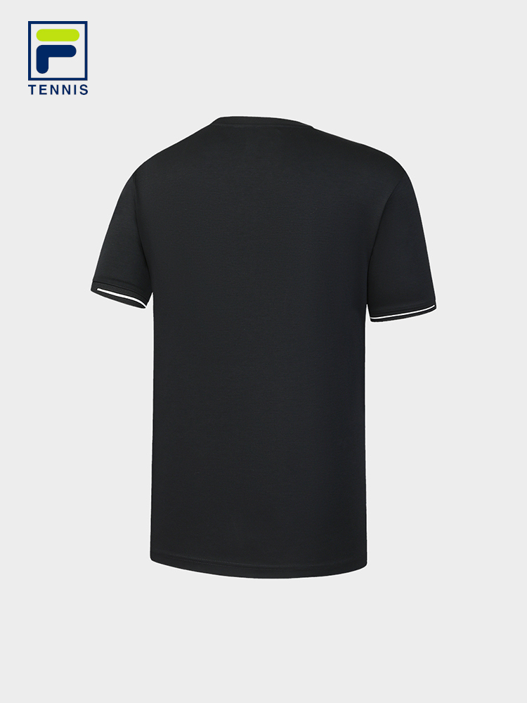 FILA MEN'S TENNIS Knitted Short Sleeve Top