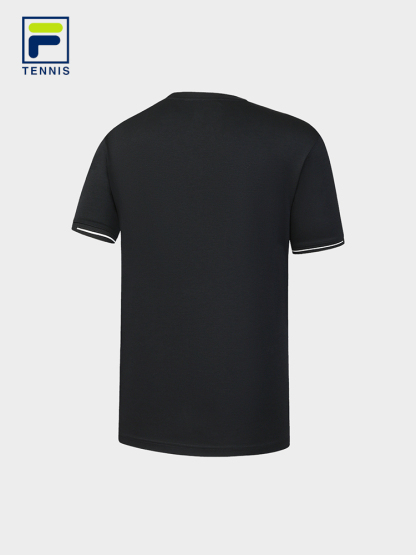 FILA MEN'S TENNIS Knitted Short Sleeve Top