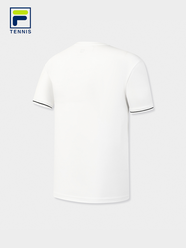 FILA MEN'S TENNIS Knitted Short Sleeve Top