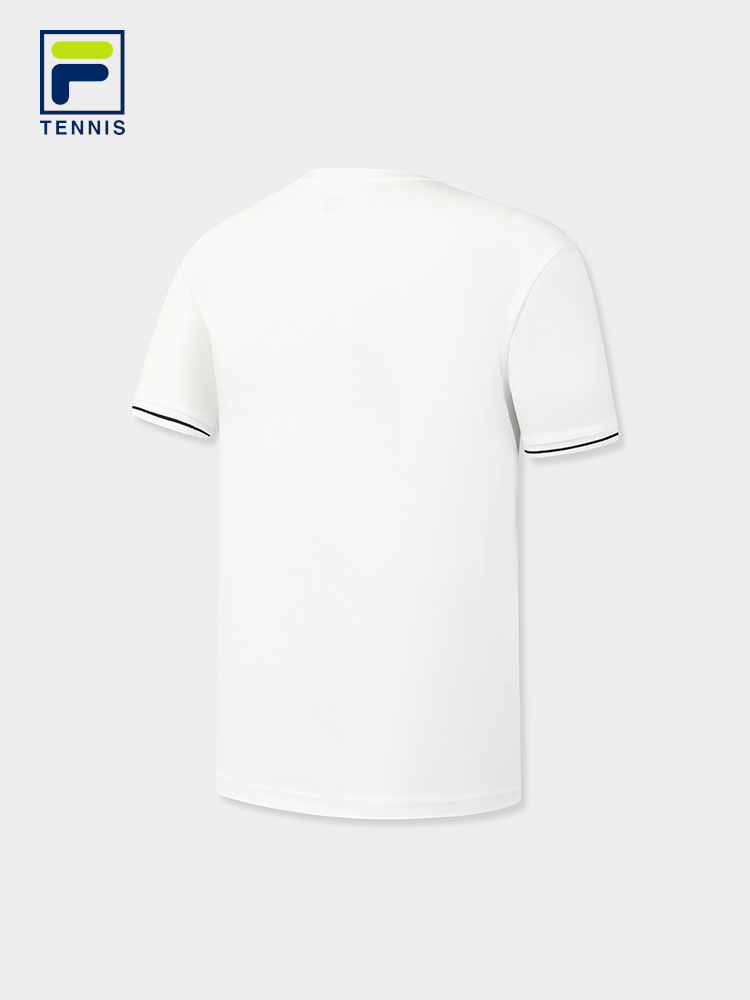 FILA MEN'S TENNIS Knitted Short Sleeve Top