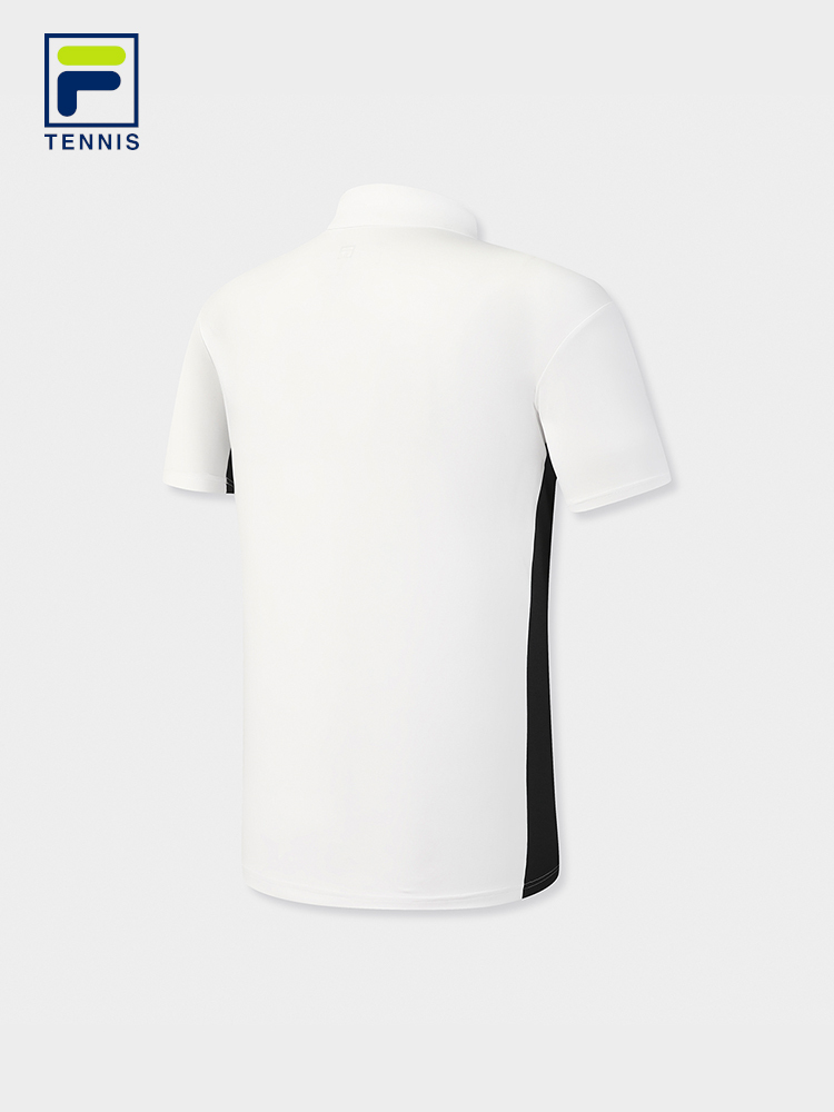 FILA MEN'S TENNIS Knitted Short Sleeve Polo Shirt