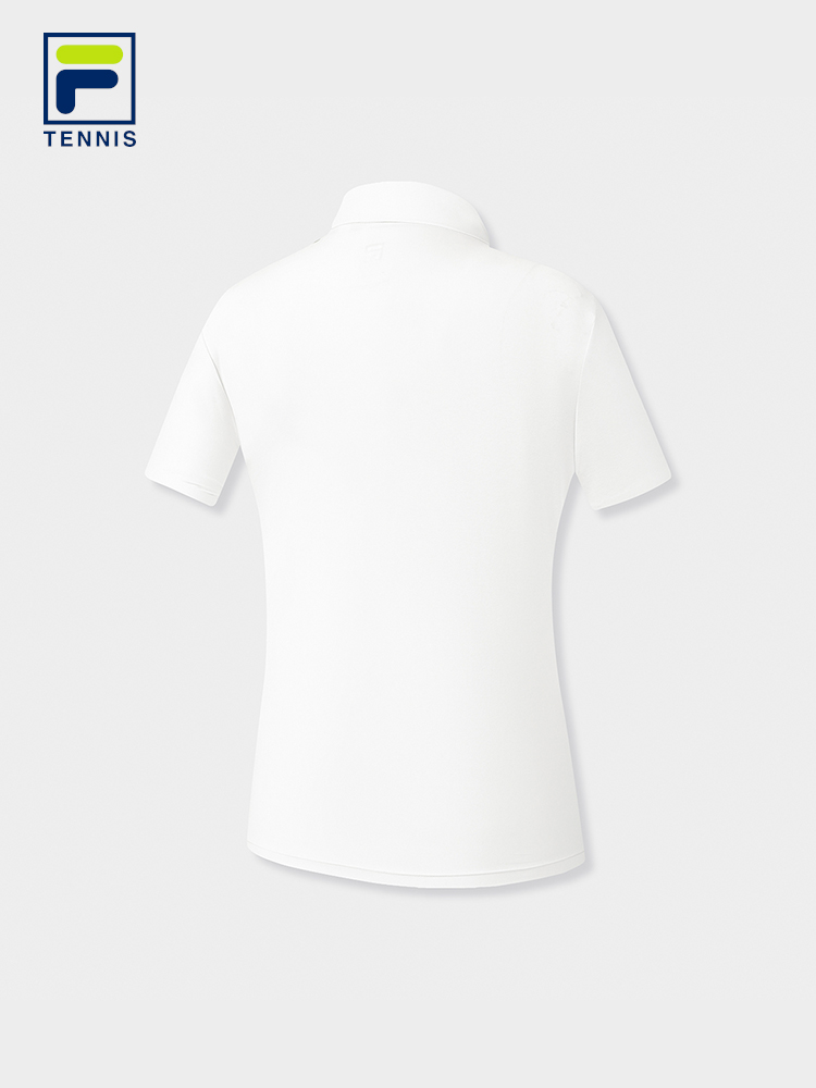FILA WOMEN'S TENNIS Knitted Short Sleeve Polo Shirt