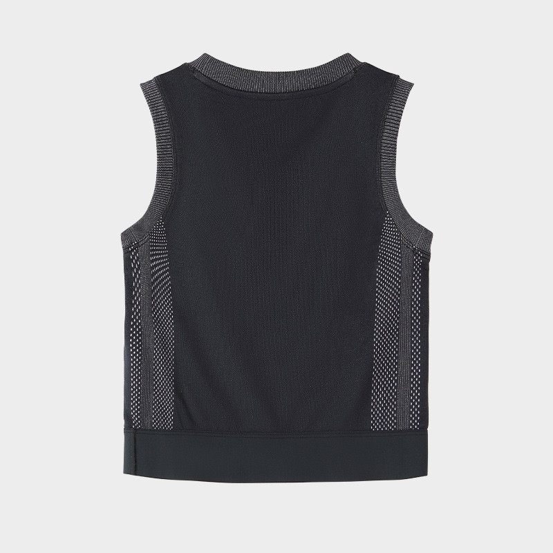FILA FUSION INLINE URBAN TECH Women Cotton Vest (Black)