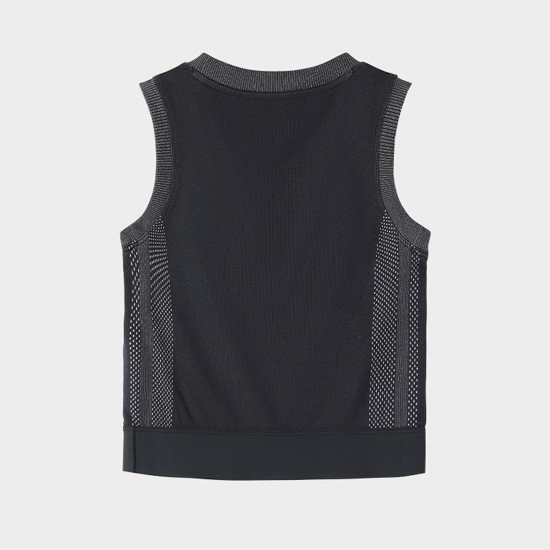 FILA FUSION INLINE URBAN TECH Women Cotton Vest (Black)