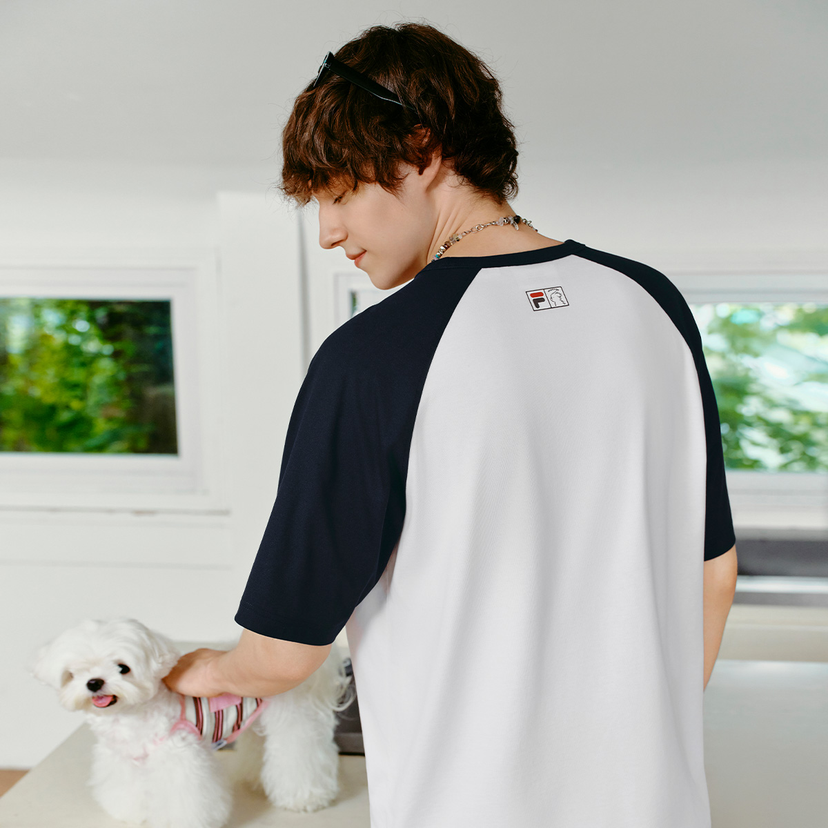 FILA X MOONGE UNISEX Knit T-Shirt