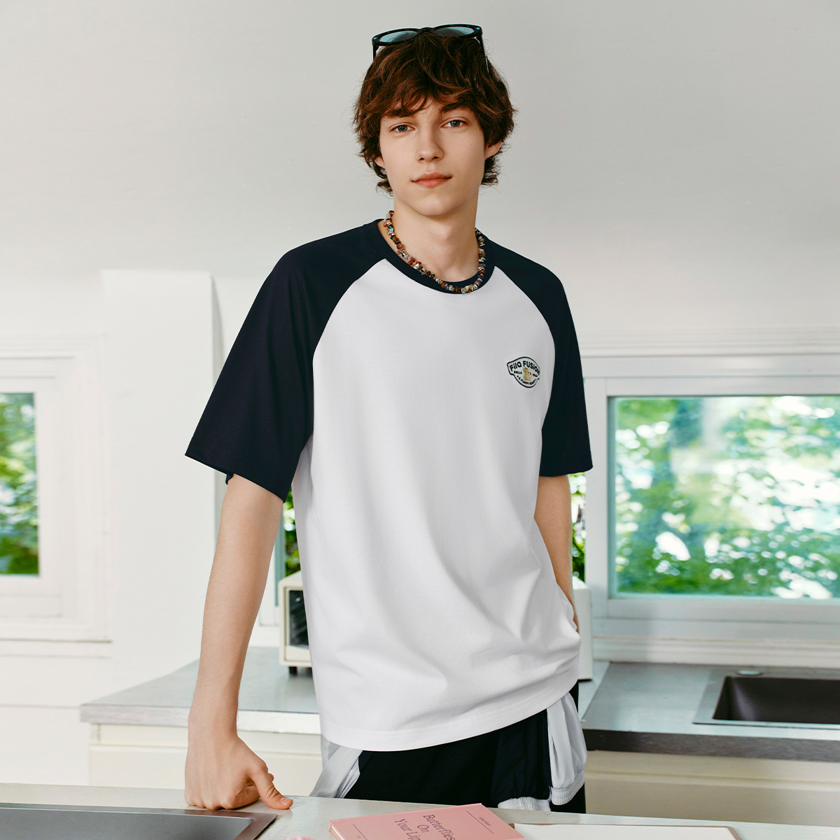 FILA X MOONGE UNISEX Knit T-Shirt