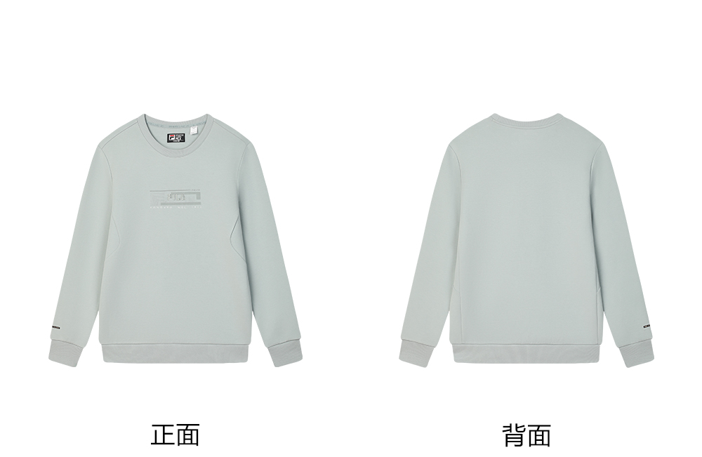 FILA CORE LIFESTYLE WHITE MILAN DESIGN WEEK Men Sweatshirt  (Red / Turquoise / White)