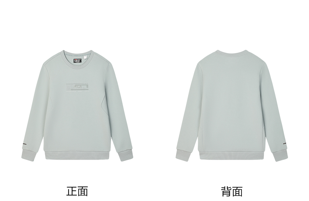 FILA CORE LIFESTYLE WHITE MILAN DESIGN WEEK Men Sweatshirt  (Red / Turquoise / White)
