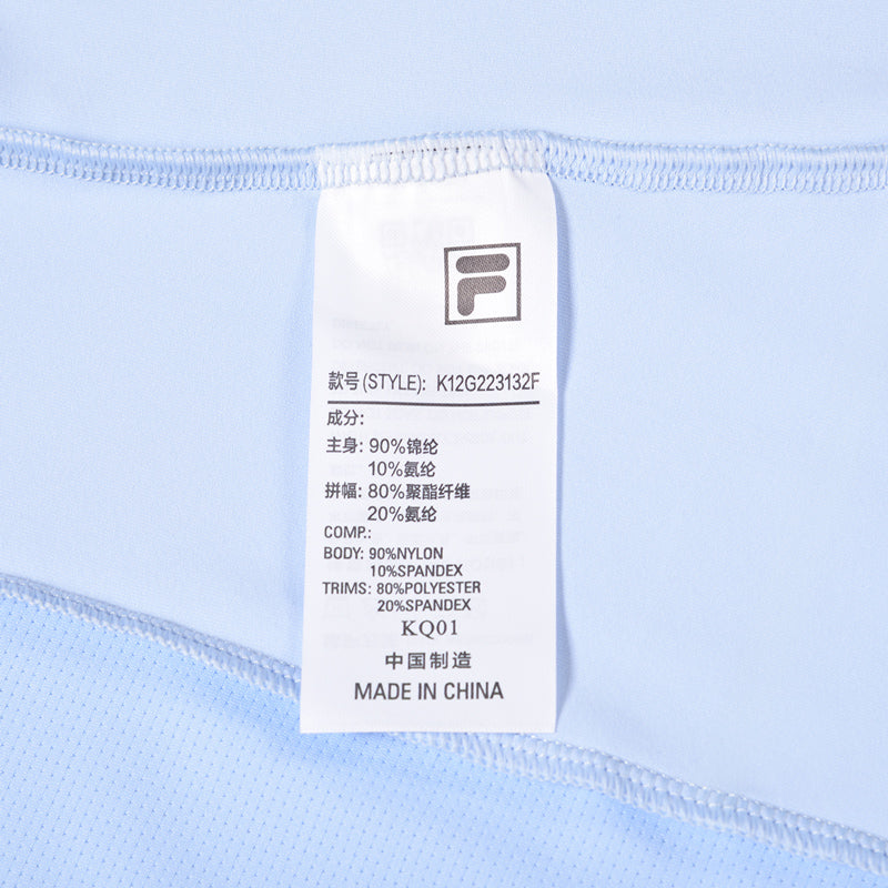 FILA KIDS PERFORMANCE Golf Girl's Short Sleeve Polo in Light Blue