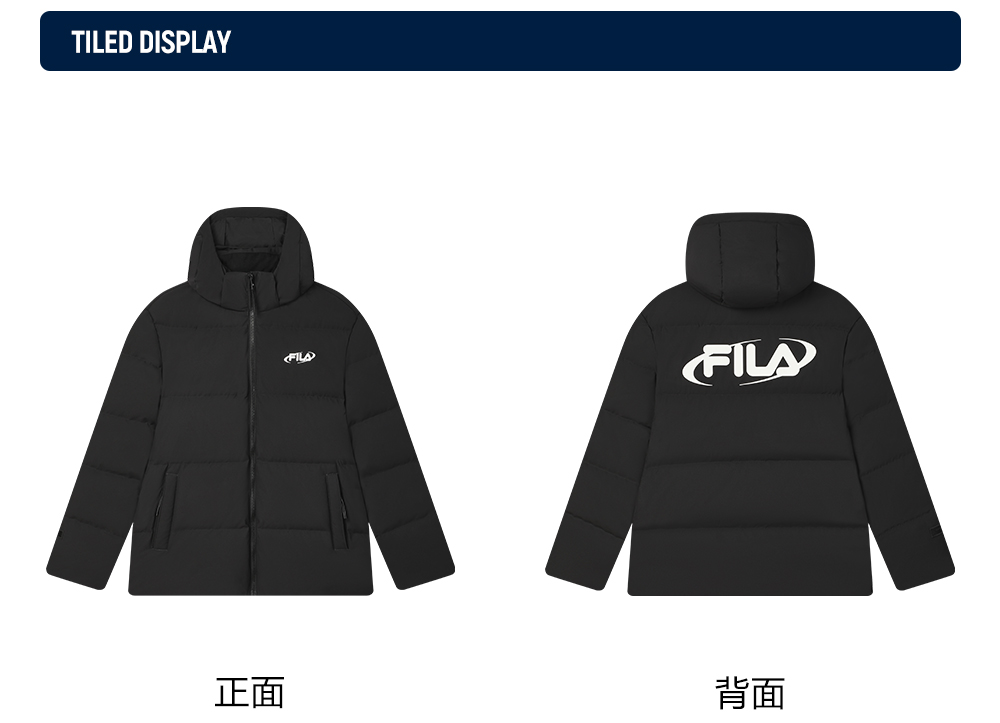 FILA GOLF ダウンJKT Buy FILA FILA CORE Men's ATHLETICS GOLF Down Jacket in Black