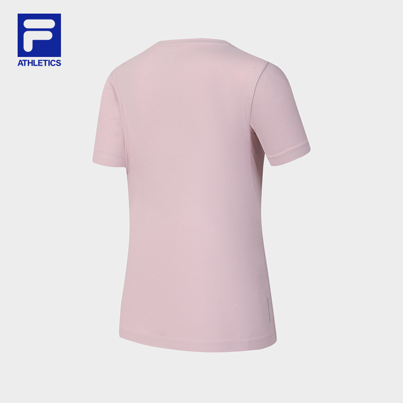FILA CORE ATHLETICS FILA-FIT WOMEN Women Short Sleeve T-shirt (Violet / White)