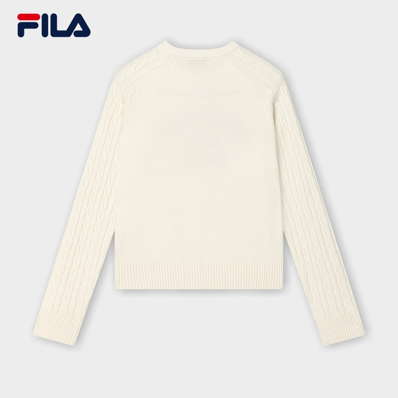 FILA CORE LIFESTYLE FILA ORIGINALE WINTER TENNIS CLUB Women Knit Sweater (Ash)
